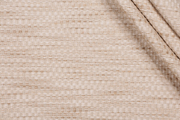 Strie Woven Upholstery Fabric in Natural