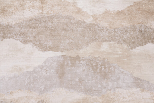 Panorama Printed Chenille Upholstery Fabric in Parchment