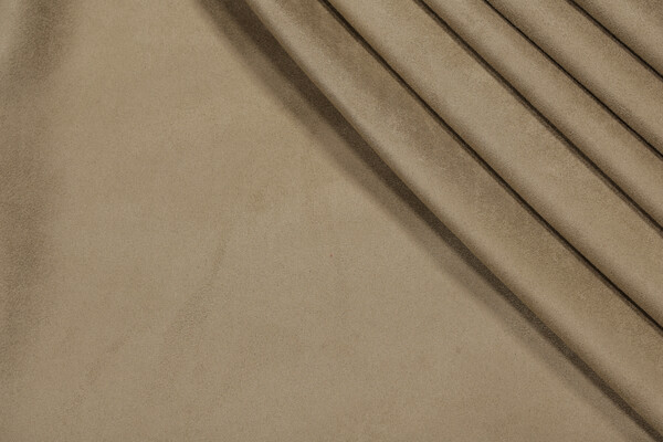 Aspen Light-Weight Suede Decorator Fabric in Leek