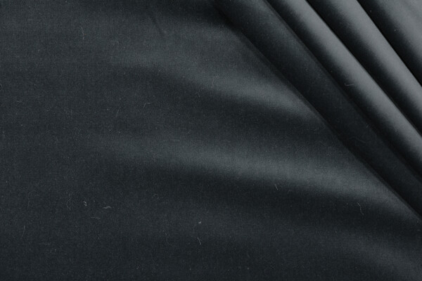 Sample of Scalamandre Velvet Upholstery Fabric in Carbon 