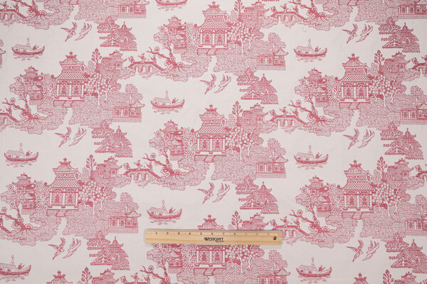 Scalamandre Tapestry Upholstery Fabric in Strawberry 