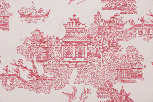 Scalamandre Tapestry Upholstery Fabric in Strawberry 