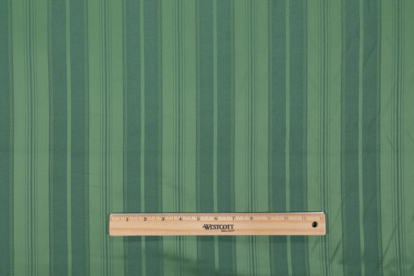 Scalamandre Stripe Damask Decorator Fabric in Shamrock 