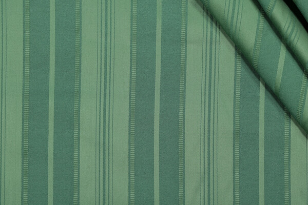 Scalamandre Stripe Damask Decorator Fabric in Shamrock 