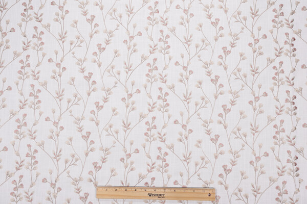 Swavelle/Mill Creek Peacekeeper Embroidered Drapery Fabric in Potpourri 