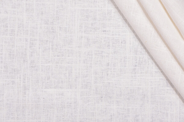 Swavelle/Mill Creek Old Country Linen Decorator Fabric in Snow 