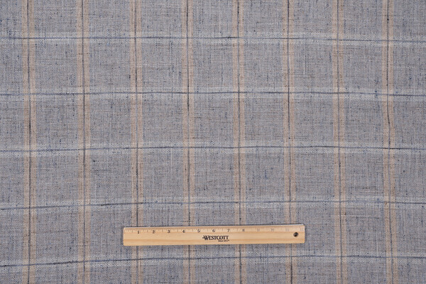 Swavelle/Mill Creek Track Record Woven Upholstery Fabric in Denim 