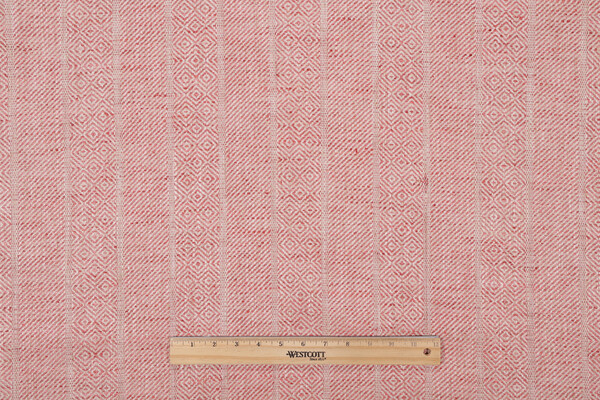 TFA Schaumburg Woven Polyester Upholstery Fabric in Coral 