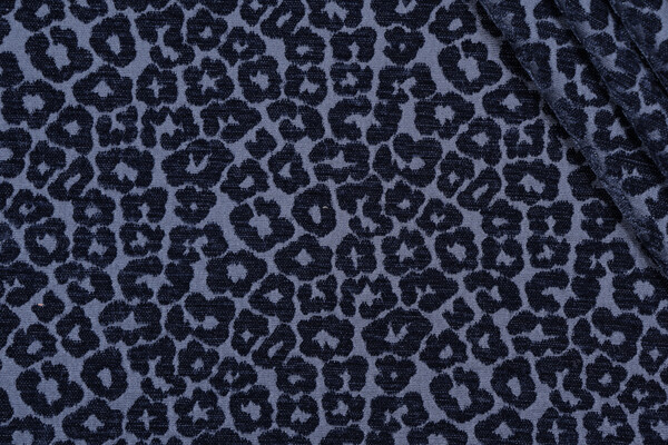 Sample of Swavelle/Mill Creek Tulvo Woven Chenille Upholstery Fabric in Atlantic 