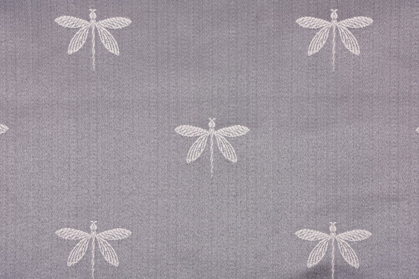 Swavelle/Mill Creek Imperial Dragonfly Woven Upholstery Fabric in Graphite 