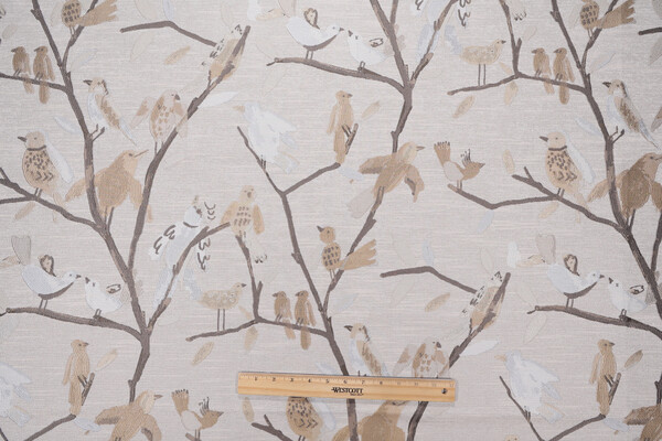 TFA Birdseye View Latex Backed Tapestry Upholstery Fabric in Spa 