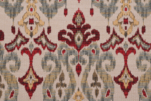 Swavelle/Mill Creek Sandoa Latex Backed Chenille Tapestry Upholstery Fabric in Flame 