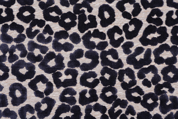 TFA Fat Cat Latex Backed Velvet Upholstery Fabric in Navy 