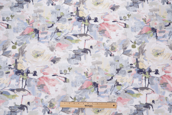 Click for Sample of Swavelle/Mill Creek Rezzori-Madden Printed Cotton Drapery Fabric in English Garden  Sample of Swavelle/Mill Creek Rezzori-Madden Printed Cotton Drapery Fabric in English Garden