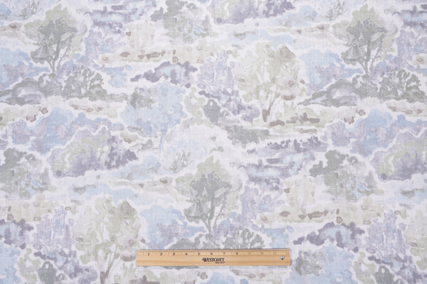 Covington Sevenoaks Printed Polyester Drapery Fabric in 528-Sky Blue
