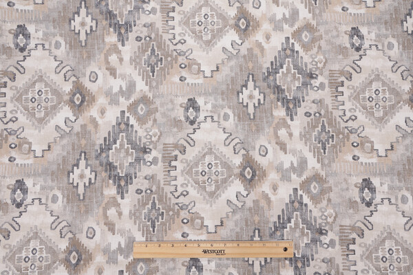 Magnolia Home Pamona Printed Cotton Drapery Fabric in Dune