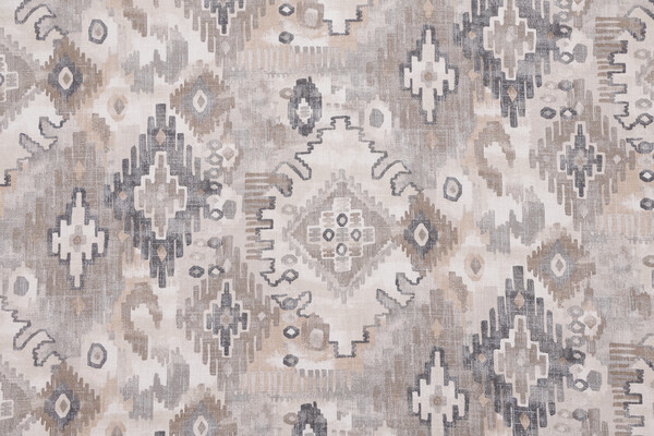 Magnolia Home Pamona Printed Cotton Drapery Fabric in Dune