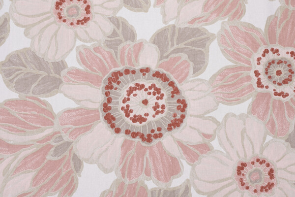 Magnolia Home Verona Printed Cotton Drapery Fabric in Blossom