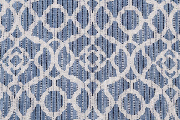Jennifer Adams Samson Woven Upholstery Fabric in 526-Batik Blue for Covington