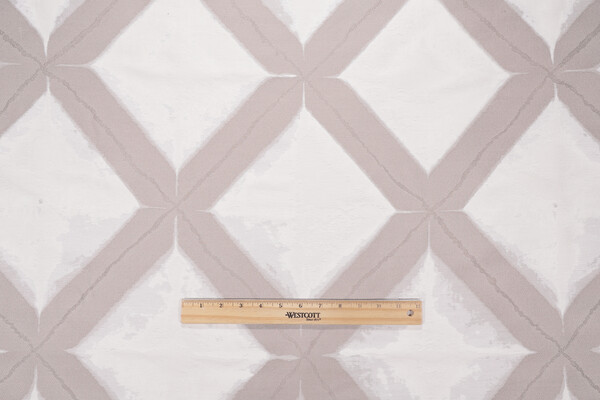 Scalamandre Cosmic Ray Damask Decorator Fabric in Starlight