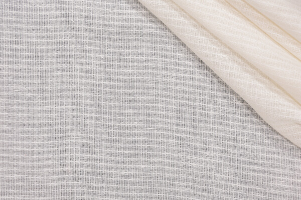 Click for 5.75 Yards Scalamandre Stirling Sheer Drapery Fabric in Ivory Scalamandre Stirling Sheer Drapery Fabric in Ivory