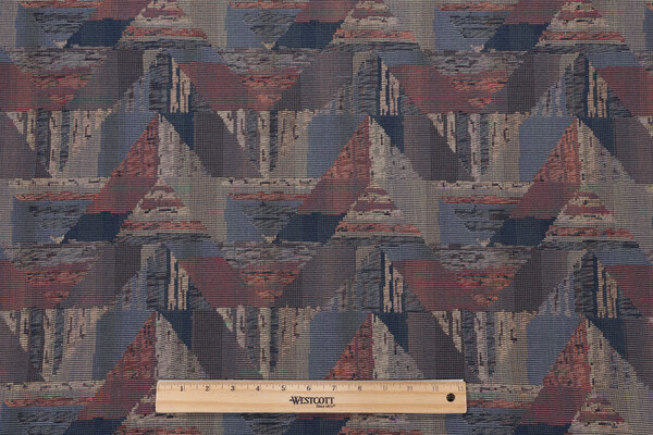Fonthill Metropolis Tapestry Upholstery Fabric in Multi/Blue