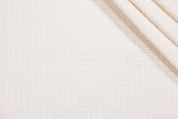 Fonthill Blaine Matelasse Upholstery Fabric in Ivory