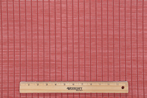 Scalamandre Capraria Damask Decorator Fabric in Lipstick