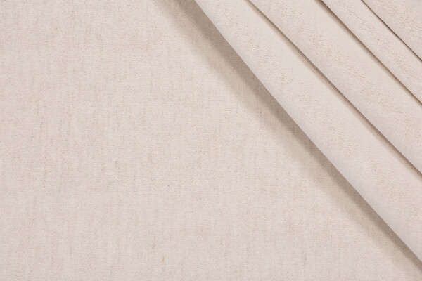 Scalamandre Opus Velvet Upholstery Fabric in Craie