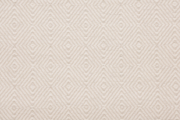 Scalamandre Diamond Woven Upholstery Fabric in Ivory
