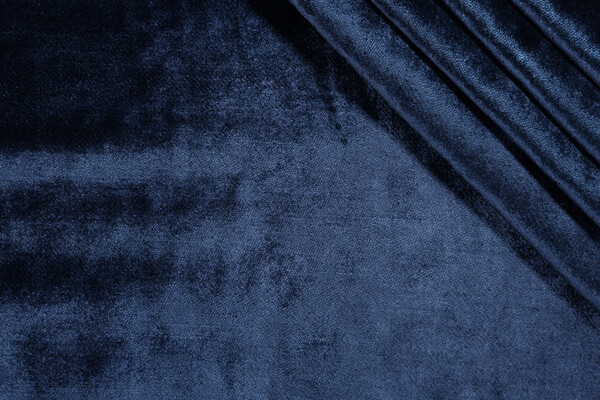 Covington Velluto Velvet Upholstery Fabric in 55-Navy