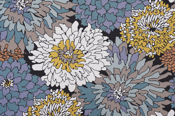 Magnolia Home Vincent Printed Cotton Drapery Fabric in Provence