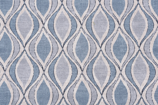 Magnolia Home Joy Printed Cotton Drapery Fabric in Sky