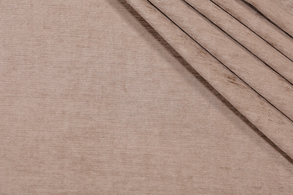 Covington Saxon Woven Chenille Upholstery Fabric in 65-Jute