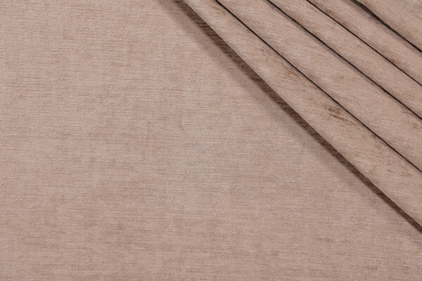 Covington Saxon Woven Chenille Upholstery Fabric in 65-Jute