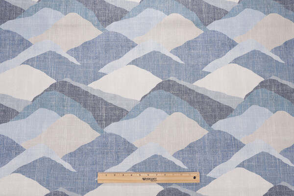Richloom Garda Printed Drapery Fabric in Coastal