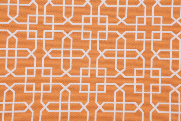 Covington Izula Woven Upholstery Fabric in 321-Tangerine