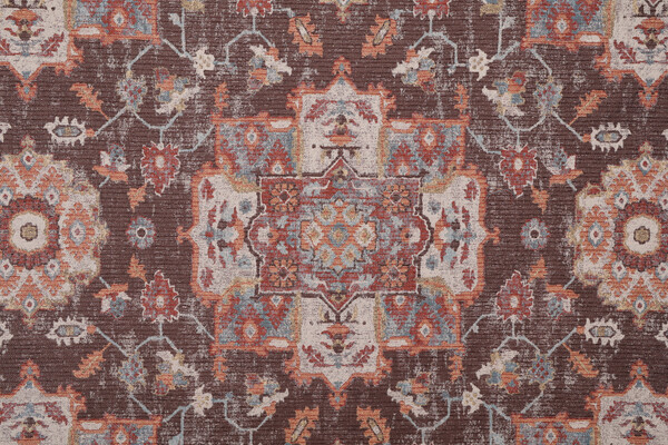 Mill Creek Amici Chenille Tapestry Upholstery Fabric in Coco