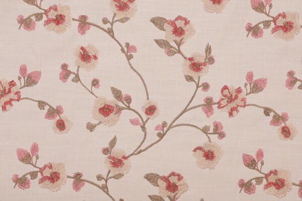 Mill Creek Funlover Embroidered Drapery Fabric in Harvest