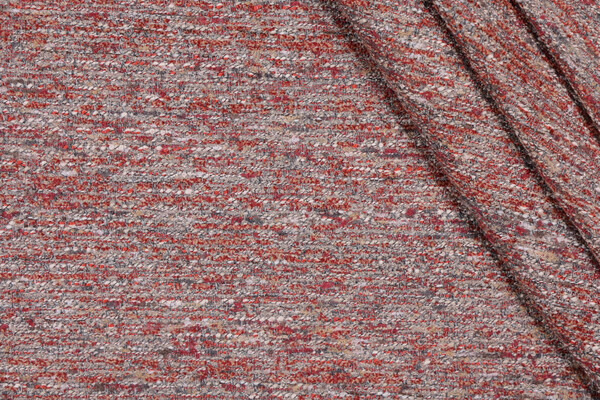 Mill Creek Drama Club Latex Backed Upholstery Fabric in Cardinal