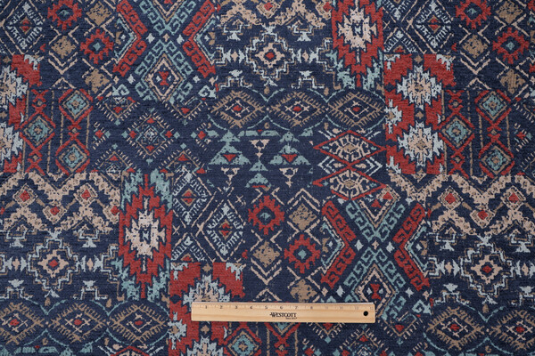 Covington Abilene Woven Chenille Upholstery Fabric in 100-Multi