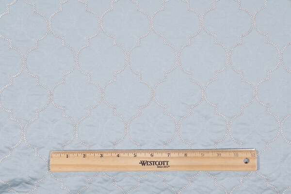 Covington Kismet Embroidered Decorator Fabric in 592-Spa