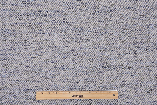 Sample of Swavelle/Mill Creek Wavecrest Woven Upholstery Fabric in Indigo 