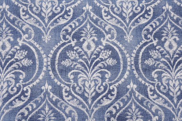 Click for 2.63 Yards Swavelle/Mill Creek Dalusio Printed Cotton Drapery Fabric in Denim Swavelle/Mill Creek Dalusio Printed Cotton Drapery Fabric in Denim