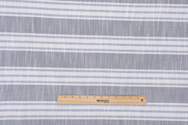 Valdese Weavers Lansdowne Woven Solution Dyed Acrylic Outdoor Fabric in Marine