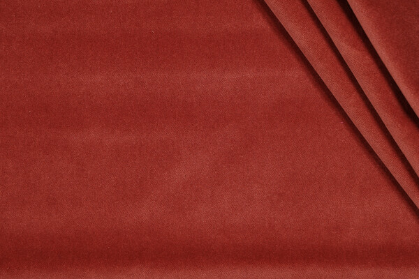 Valdese Weavers Banks Velvet Upholstery Fabric in Zinnia