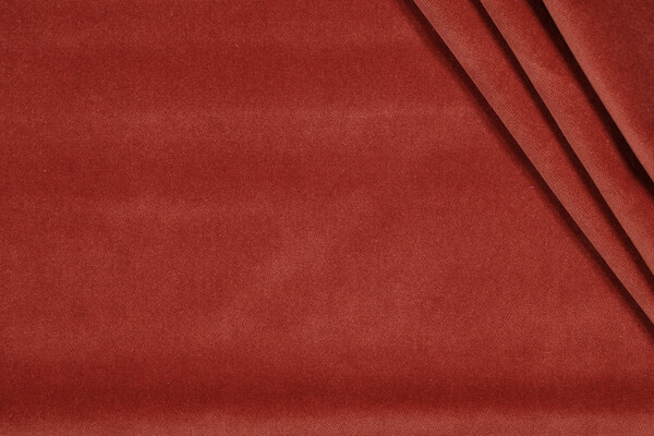 Valdese Weavers Banks Velvet Upholstery Fabric in Zinnia