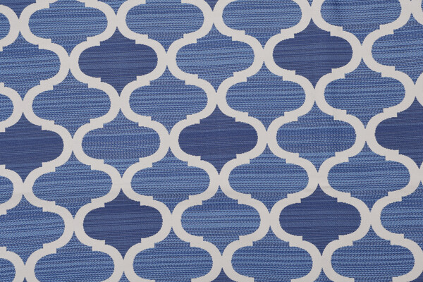 Bella Dura Infinity Woven Polyolefin Outdoor Fabric in Blue