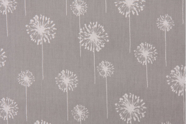 Click for 2.88 Yards Premier Prints Small Dandelion - Twill Printed Cotton Drapery Fabric in Storm Premier Prints Small Dandelion - Twill Printed Cotton Drapery Fabric in Storm