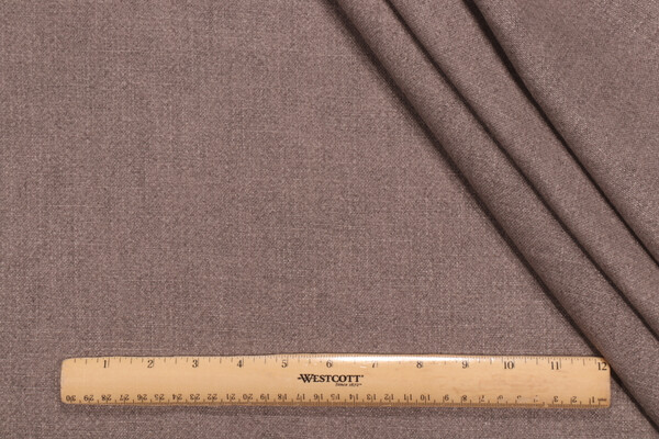 Solid Woven Decorator Fabric in Smoke